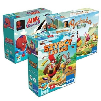 zestaw 3 gier