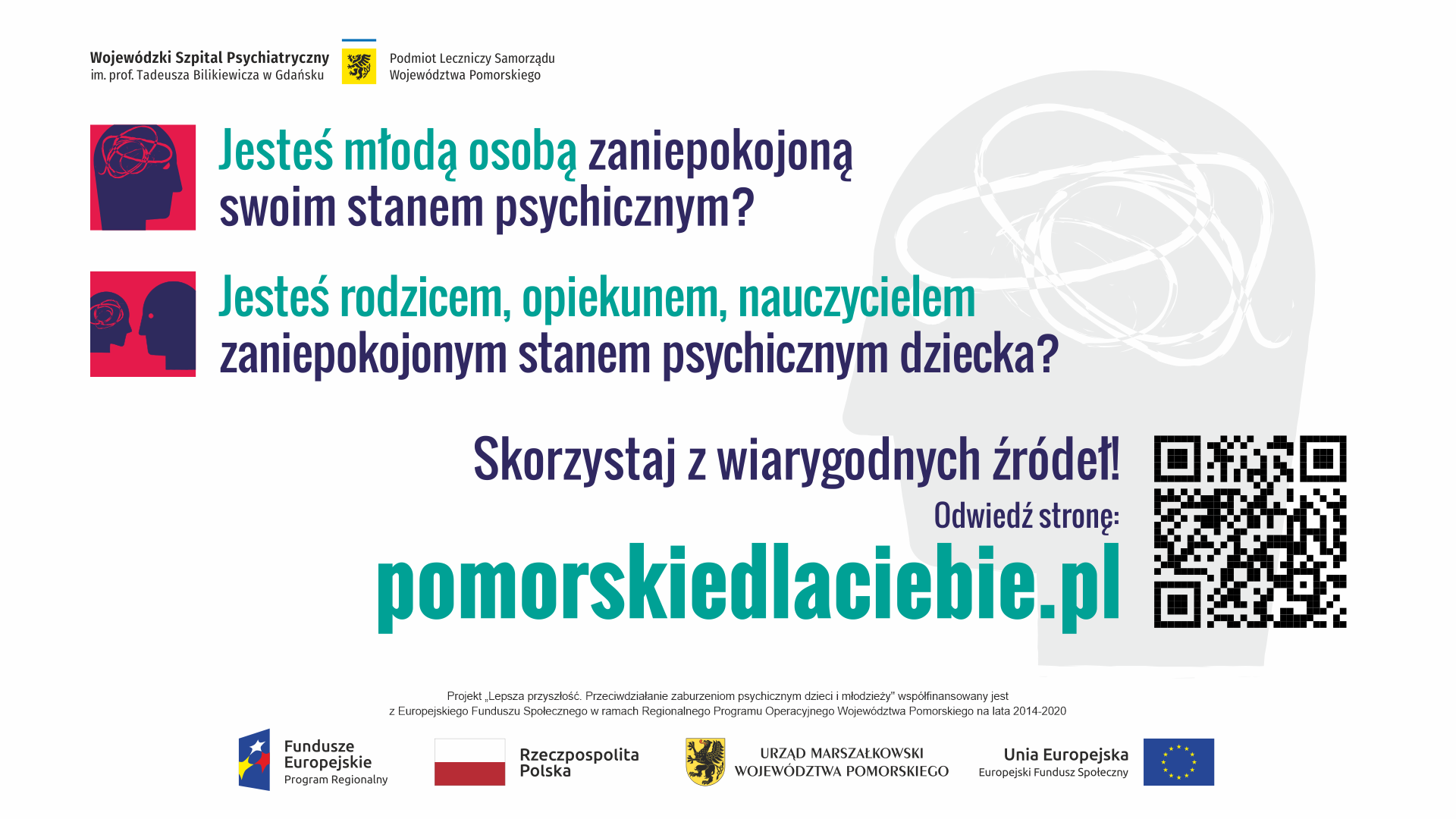 Pomoc psychologiczne dla dzieci, młodzieży i rodziców w Województwie Pomorskim...