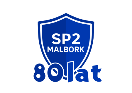Jubileuszowa nakładka na logo szkoły