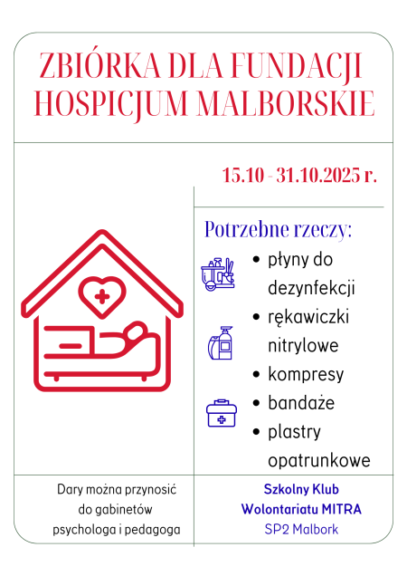 Zbiórka dla Fundacji Hospicjum Malborskie