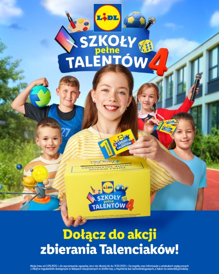 Podsumowanie akcji Lidla -  Szkoły pełne talentów 4 