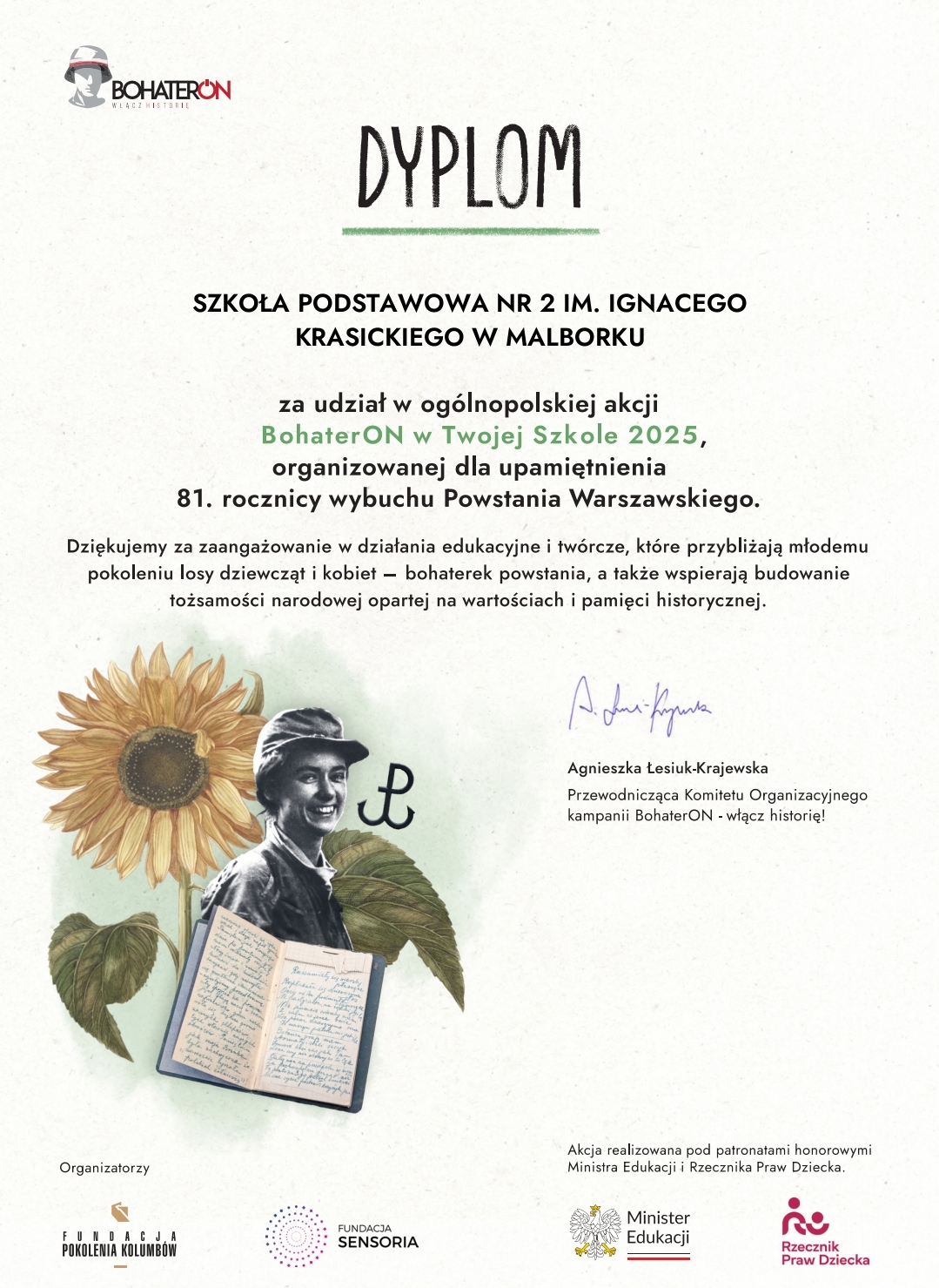 Podsumowanie akcji BohaterON w Twojej szkole 2025