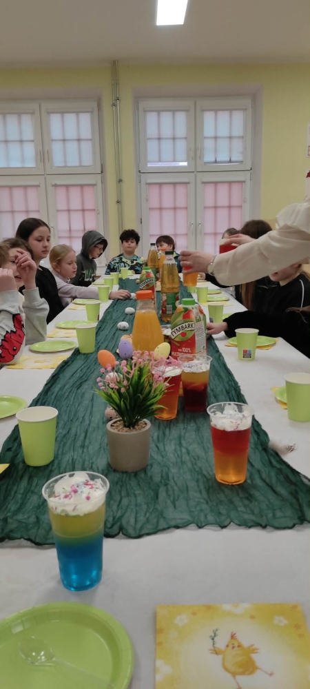 Spotkanie wielkanocne w klasie 4b