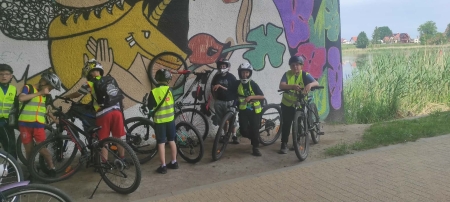Rowerowa wycieczka klasy 4b