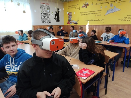 Lekcja EDB z wykorzystaniem gogli VR