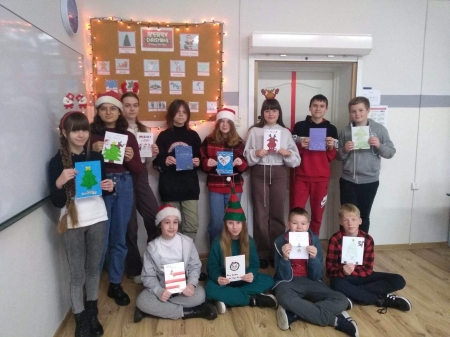 Wymiana listów i kartek świątecznych z uczniami z Niemiec